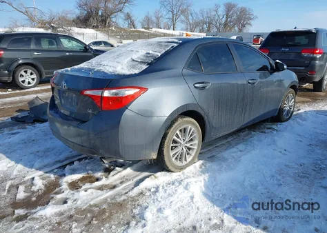 2015 Toyota Corolla Le Plus z USA, uszkodzony, nr VIN 5YFBURHEXFP253973